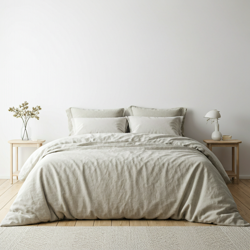 Linen bedding set